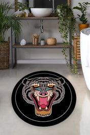 Mijölnir Black Woods 100 Alfombrilla de Baño Multicolor 100 cm